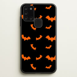 Orange Bat  - Halloween Phone Case for Galaxy A21s