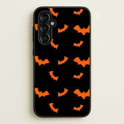 Orange Bat  - Halloween Phone Case for Galaxy A54