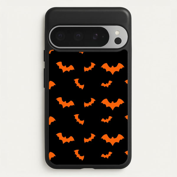 Orange Bat  - Halloween Phone Case for Google Pixel 9 Pro XL