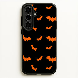 Orange Bat  - Halloween Phone Case for Galaxy A56