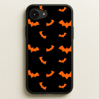 Orange Bat  - Halloween Phone Case for iPhone 16e