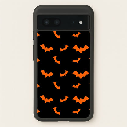 Orange Bat  - Halloween Phone Case for Google Pixel 7