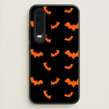 Orange Bat  - Halloween Phone Case for Huawei P30