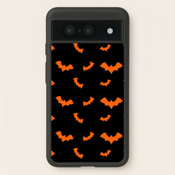 Orange Bat  - Halloween Phone Case for Google Pixel 8