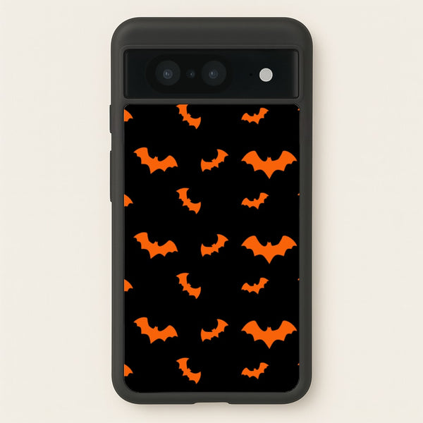 Orange Bat  - Halloween Phone Case for Google Pixel 8