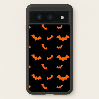 Orange Bat  - Halloween Phone Case for Google Pixel 8a