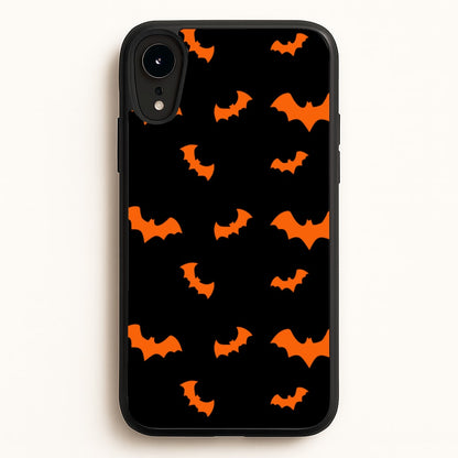 Orange Bat  - Halloween Phone Case for iPhone XR