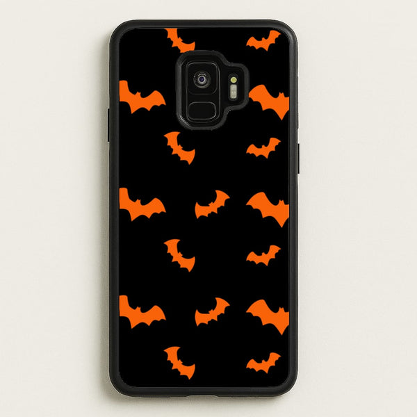 Orange Bat  - Halloween Phone Case for Galaxy S9