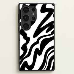 Black And White - Halloween  - Halloween Phone Case for Galaxy S25 Ultra