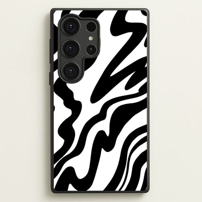 Black And White - Halloween  - Halloween Phone Case for Galaxy S25 Ultra