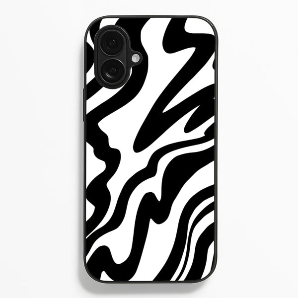 Black And White - Halloween  - Halloween Phone Case for iPhone 16 Plus