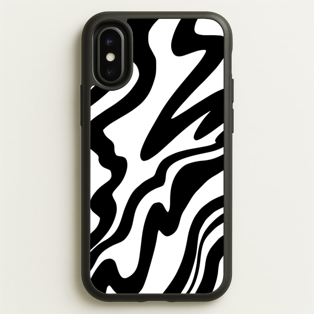 Black And White - Halloween  - Halloween Phone Case for iPhone X / XS