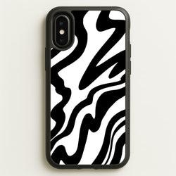 Black And White - Halloween  - Halloween Phone Case for iPhone X / XS