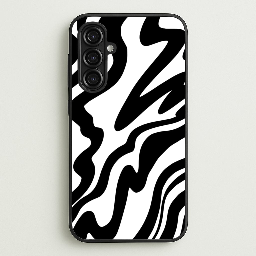 Black And White - Halloween  - Halloween Phone Case for Galaxy A16