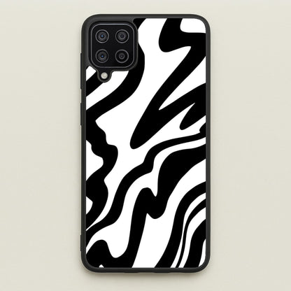 Black And White - Halloween  - Halloween Phone Case for Galaxy A12