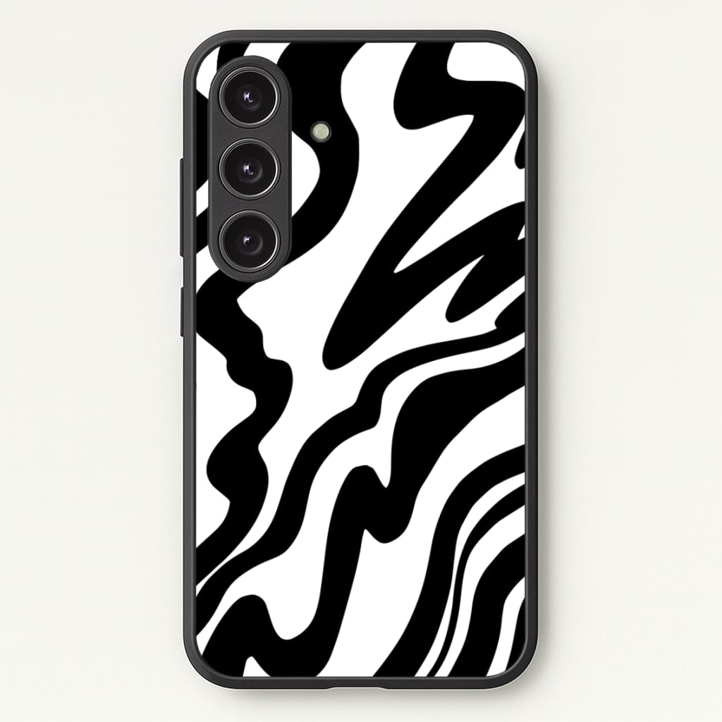 Black And White - Halloween  - Halloween Phone Case for Galaxy S25 Plus