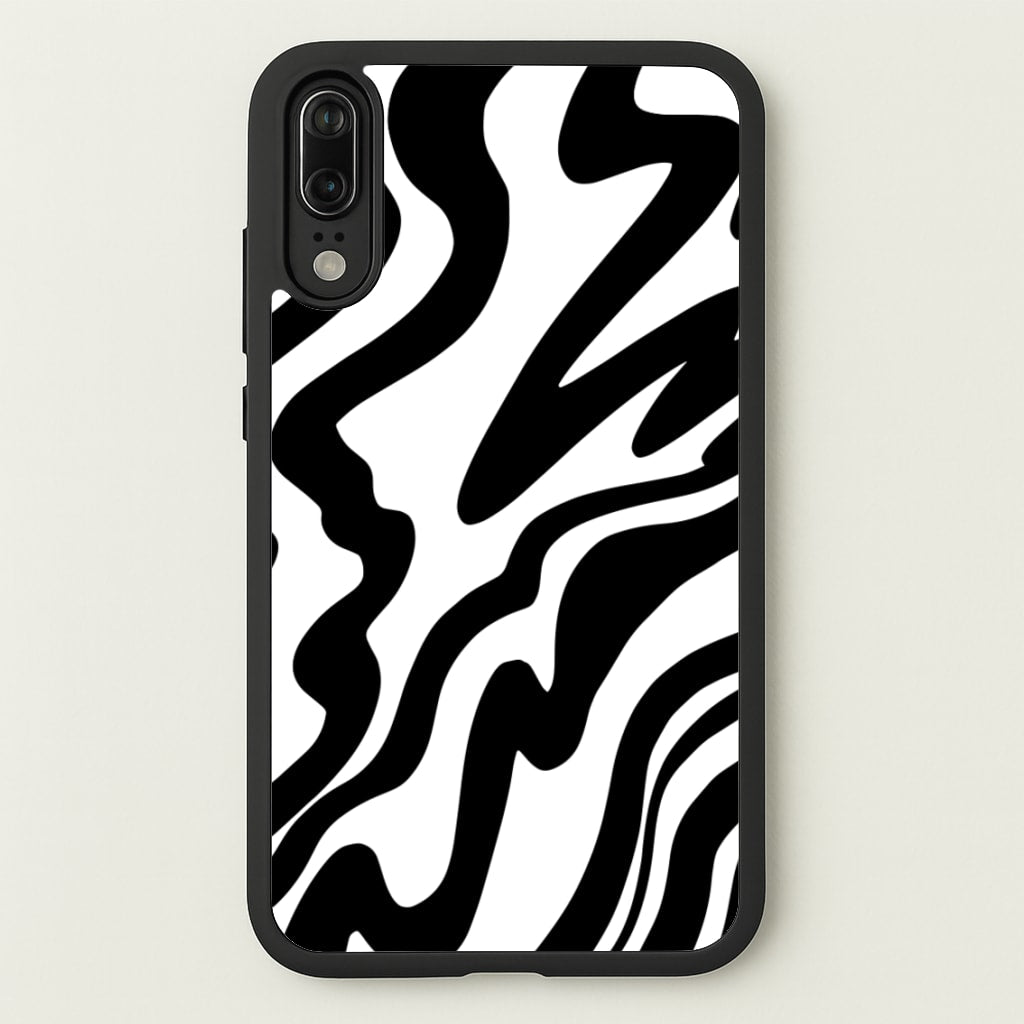 Black And White - Halloween  - Halloween Phone Case for Huawei P20