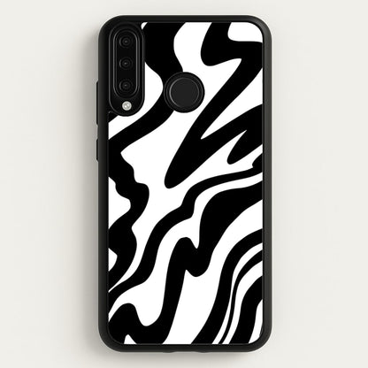 Black And White - Halloween  - Halloween Phone Case for Huawei P30 Lite