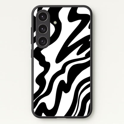 Black And White - Halloween  - Halloween Phone Case for Galaxy S25