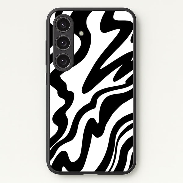Black And White - Halloween  - Halloween Phone Case for Galaxy S25