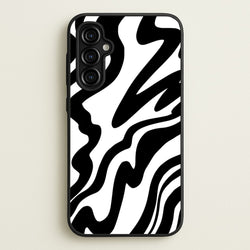 Black And White - Halloween  - Halloween Phone Case for Galaxy A54