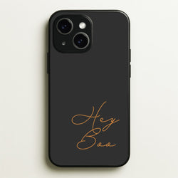 Hey Boo - Halloween  - Halloween Phone Case for iPhone 15 Plus
