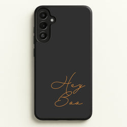 Hey Boo - Halloween  - Halloween Phone Case for Galaxy A34