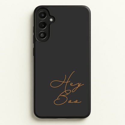 Hey Boo - Halloween  - Halloween Phone Case for Galaxy A34