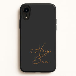 Hey Boo - Halloween  - Halloween Phone Case for iPhone XR