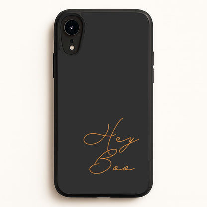 Hey Boo - Halloween  - Halloween Phone Case for iPhone XR