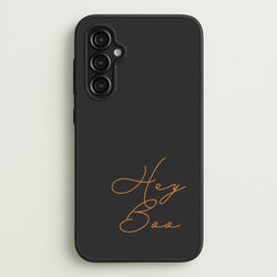 Hey Boo - Halloween  - Halloween Phone Case for Galaxy A14