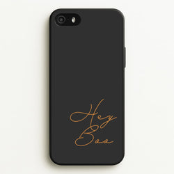 Hey Boo - Halloween  - Halloween Phone Case for iPhone 5 / 5s / SE 2016