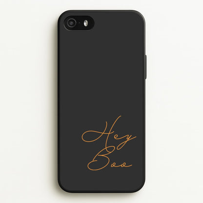 Hey Boo - Halloween  - Halloween Phone Case for iPhone 5 / 5s / SE 2016