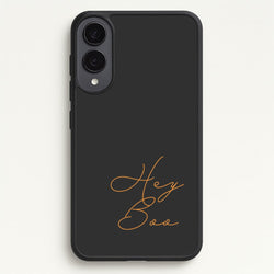 Hey Boo - Halloween  - Halloween Phone Case for Galaxy S25 Edge