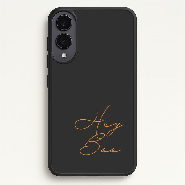 Hey Boo - Halloween  - Halloween Phone Case for Galaxy S25 Edge