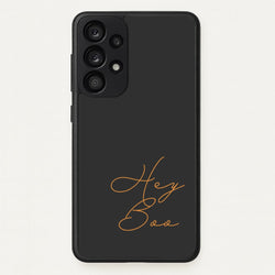 Hey Boo - Halloween  - Halloween Phone Case for Galaxy A53