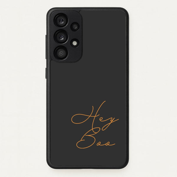 Hey Boo - Halloween  - Halloween Phone Case for Galaxy A53