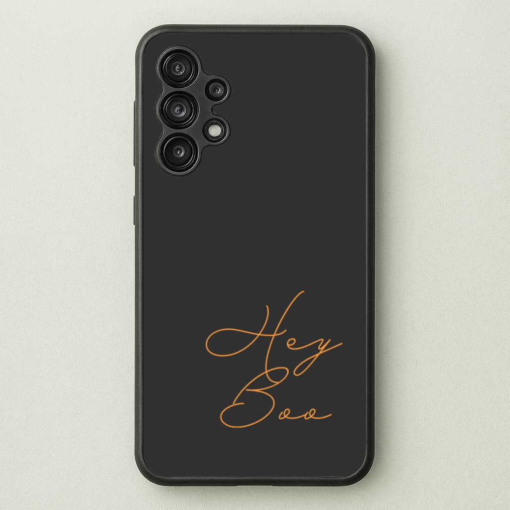 Hey Boo - Halloween  - Halloween Phone Case for Galaxy A13
