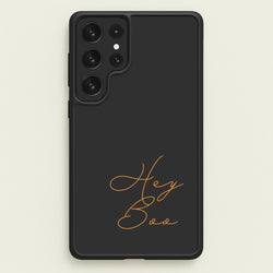 Hey Boo - Halloween  - Halloween Phone Case for Galaxy S22 Ultra