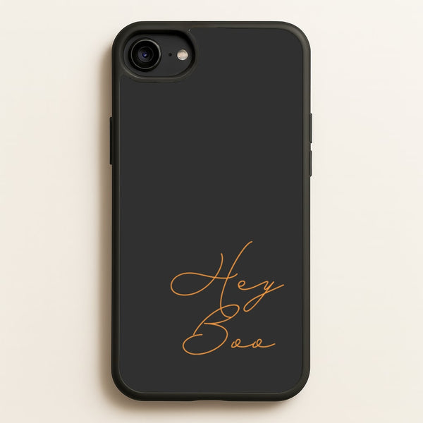 Hey Boo - Halloween  - Halloween Phone Case for iPhone 6 / 7 / 8 / SE
