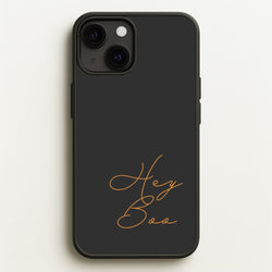 Hey Boo - Halloween  - Halloween Phone Case for iPhone 13 Mini