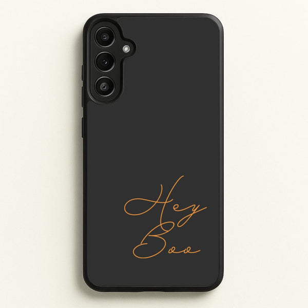 Hey Boo - Halloween  - Halloween Phone Case for Galaxy A36