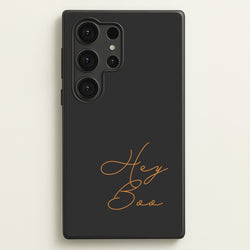 Hey Boo - Halloween  - Halloween Phone Case for Galaxy S25 Ultra