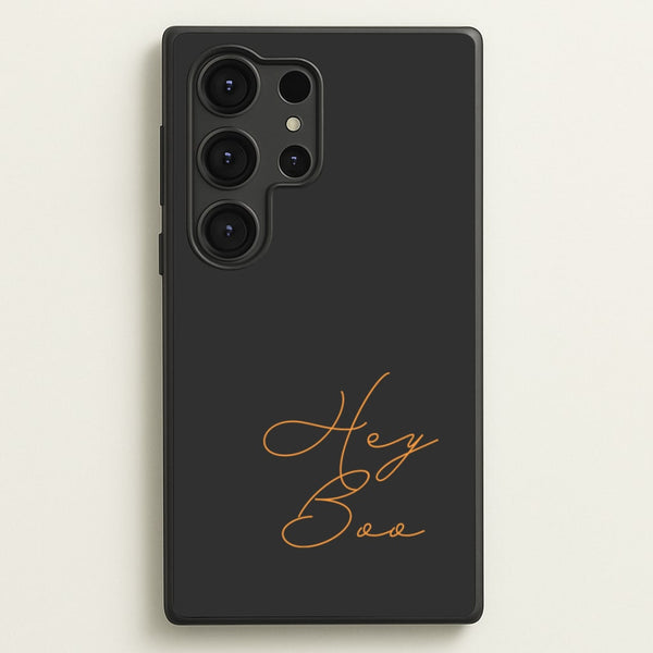 Hey Boo - Halloween  - Halloween Phone Case for Galaxy S25 Ultra