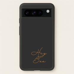 Hey Boo - Halloween  - Halloween Phone Case for Google Pixel 8 Pro