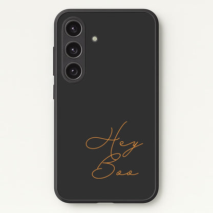 Hey Boo - Halloween  - Halloween Phone Case for Galaxy S24