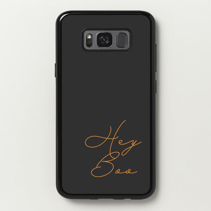Hey Boo - Halloween  - Halloween Phone Case for Galaxy S8 Plus