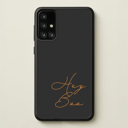 Hey Boo - Halloween  - Halloween Phone Case for Galaxy A71