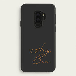 Hey Boo - Halloween  - Halloween Phone Case for Galaxy S9 Plus
