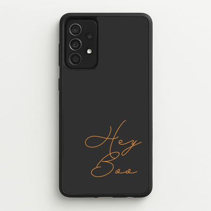 Hey Boo - Halloween  - Halloween Phone Case for Galaxy A52 / A52s